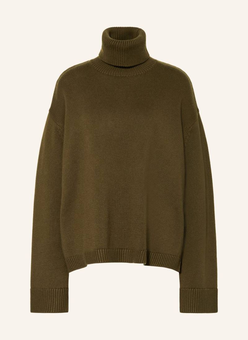 The Frankie Shop Rollkragenpullover Rhea gruen von The Frankie Shop
