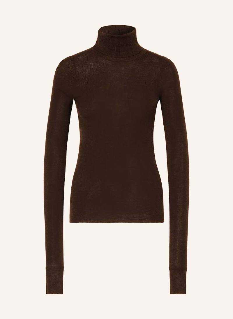 The Frankie Shop Rollkragenpullover Utica braun von The Frankie Shop