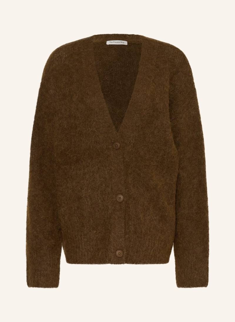 The Frankie Shop Strickjacke Elland Aus Alpaka braun von The Frankie Shop