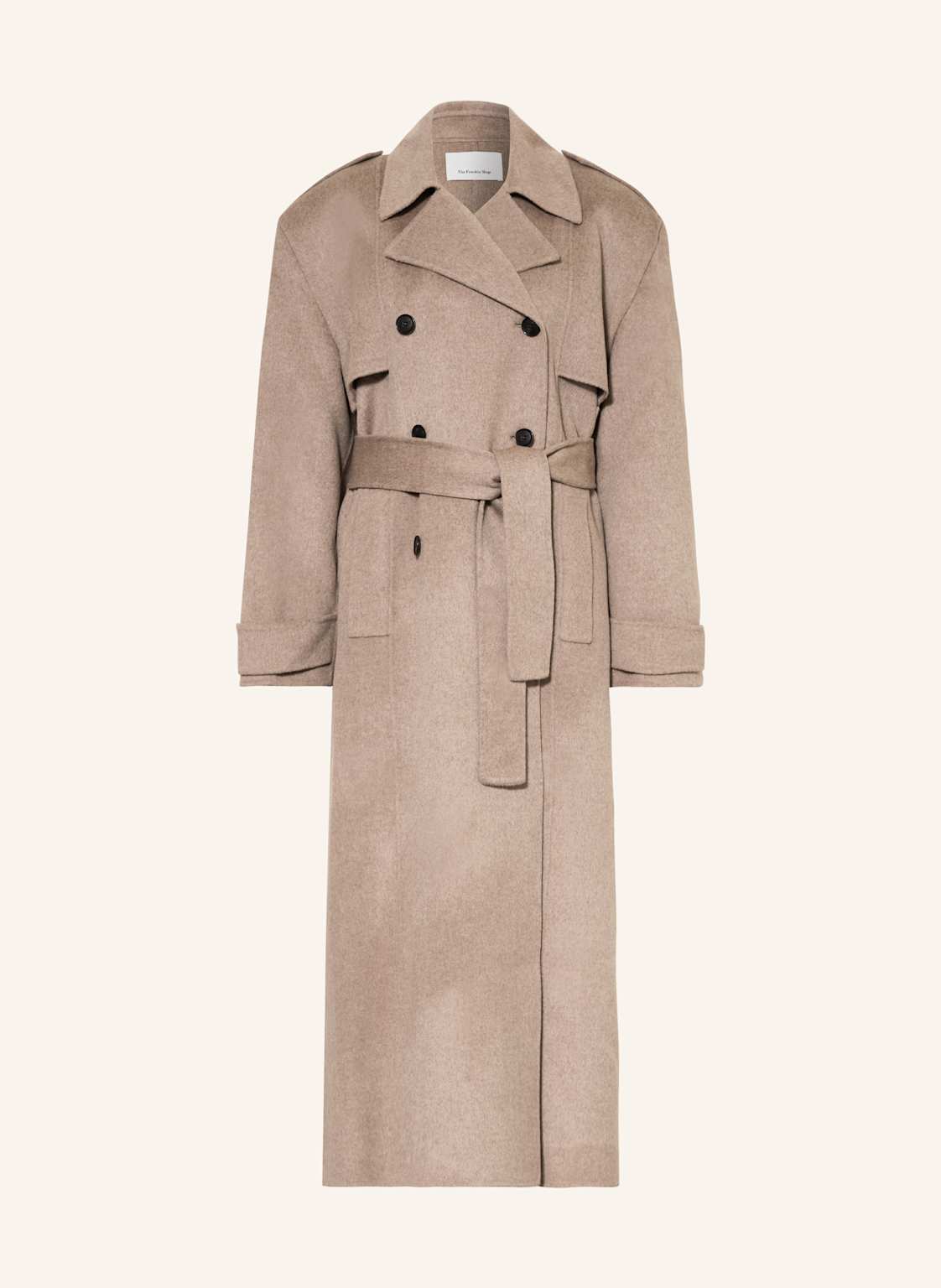 The Frankie Shop Wollmantel Nikola beige von The Frankie Shop