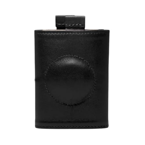 The Frenchie Co. Geldbörse Mini, Doppel schwarz, Air Tag Wallet von The Frenchie Co.