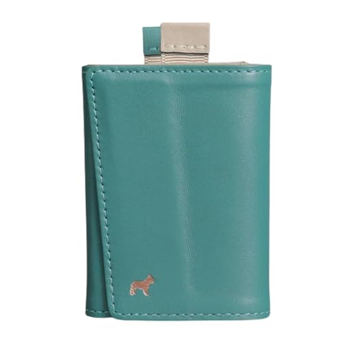 The Frenchie Co. - Speed Wallet Mini - Aroma Mini Leather Edition - Ultrakompakte, RFID-blockierende, minimalistische Geldbörse mit Schnellzugriffs-Zuglasche und Fronttaschen-Design, Vanille, Aroma von The Frenchie Co.