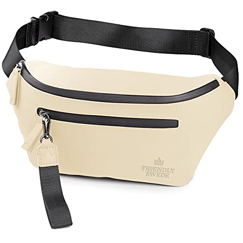 The Friendly Swede Bauchtasche Damen, Herren - Stylisch Gürteltasche Fanny Pack, Hüfttasche, Waist Bag VRETA Bum Bag von The Friendly Swede