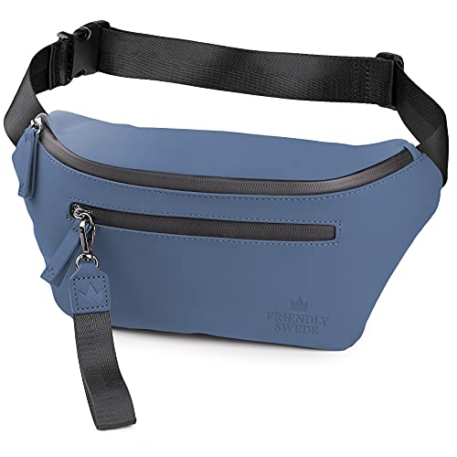 The Friendly Swede Bauchtasche Damen, Herren - Stylisch Gürteltasche Fanny Pack, Hüfttasche, Waist Bag VRETA Bum Bag von The Friendly Swede