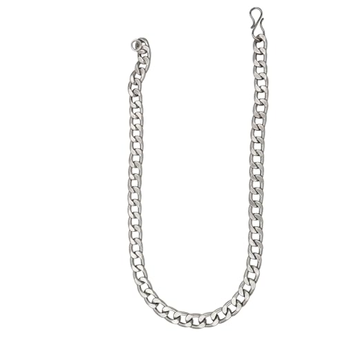 The Frienemy Store Panzerkette aus Edelstahl, 8 mm breit, Silber-Finish von The Frienemy Store