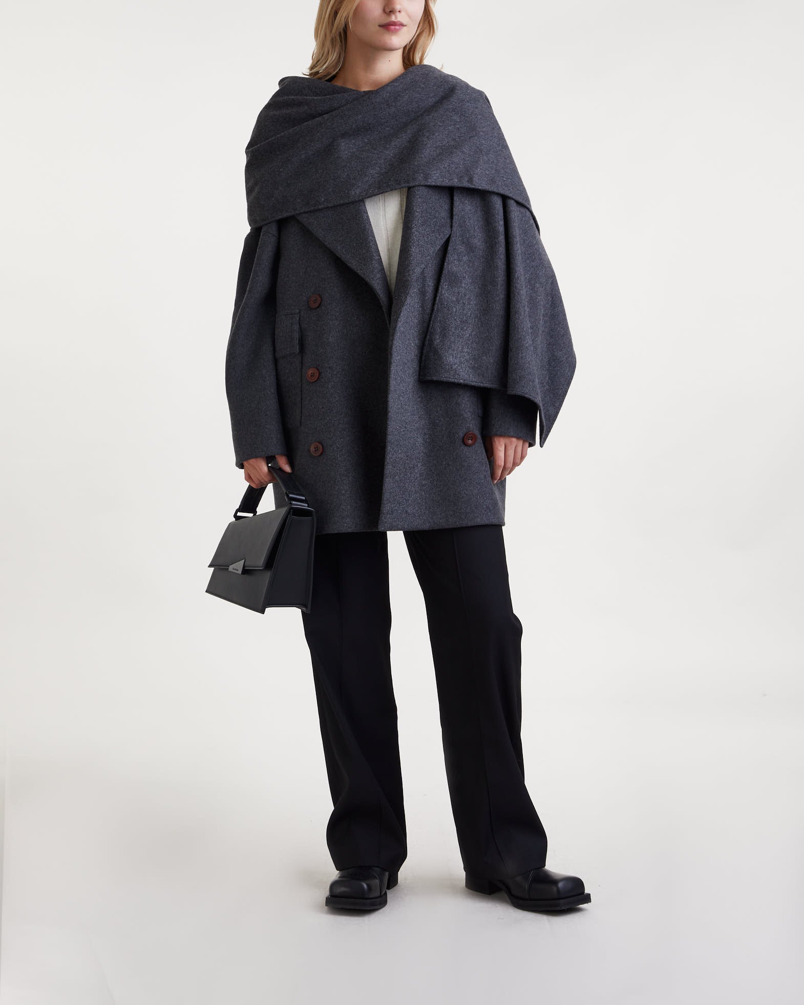The Garment Coat Manhattan Drape Grey von The Garment