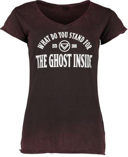 The Ghost Inside Best of Me Frauen T-Shirt weinrot XL 100% Baumwolle Band-Merch, Bands von The Ghost Inside