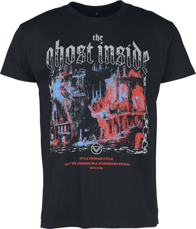 The Ghost Inside T-Shirt - Vicious Circle - S bis M - für Männer - Größe M - schwarz  - EMP exklusives Merchandise! von The Ghost Inside