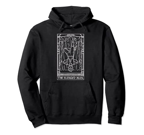 The Hanged Man Tarot-Karte Halloween Gothic Horror Okkult Pullover Hoodie von The Ghoulish Garb