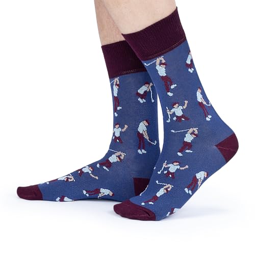 The Gift Scholars Herren Socken, Angry Golfer 7-11 von The Gift Scholars