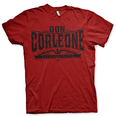The Godfather Don Corleone - Superano Tutto Official Herren T-Shirt (Tango Rot), XX-Large von The Godfather