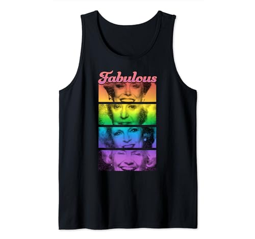 The Golden Girls Fabulous Queens Rainbow Stacks Portraits Tank Top von The Golden Girls