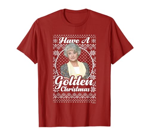 The Golden Girls Iconic Dorothy Have A Golden Christmas Logo T-Shirt von The Golden Girls