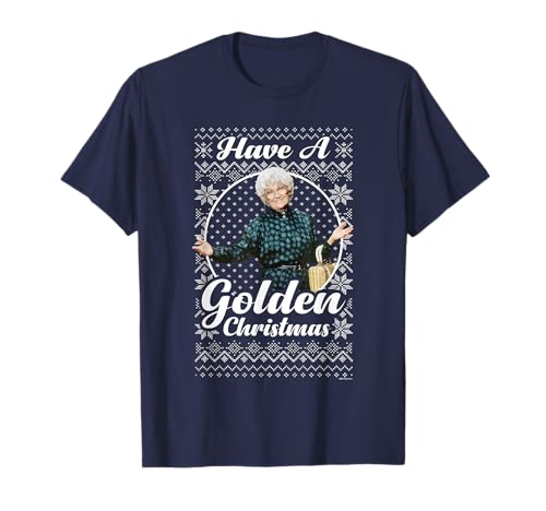 The Golden Girls Iconic Sophia Have A Golden Christmas Logo T-Shirt von The Golden Girls