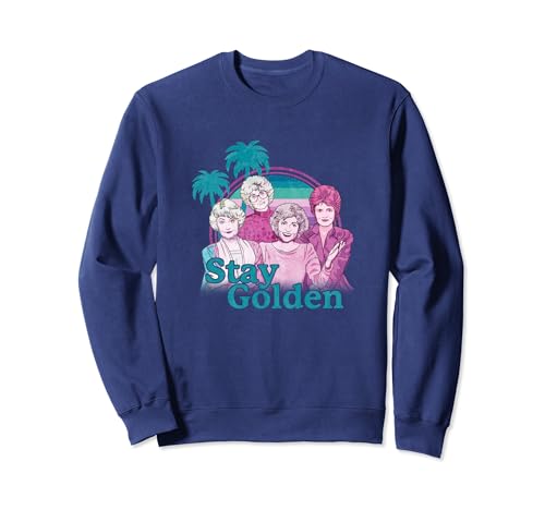 The Golden Girls Stay Golden Iconic Retro Animated Portrait Sweatshirt von The Golden Girls