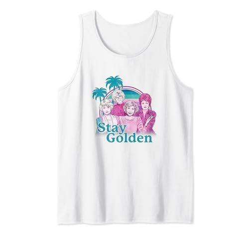 The Golden Girls Stay Golden Iconic Retro Animated Portrait Tank Top von The Golden Girls