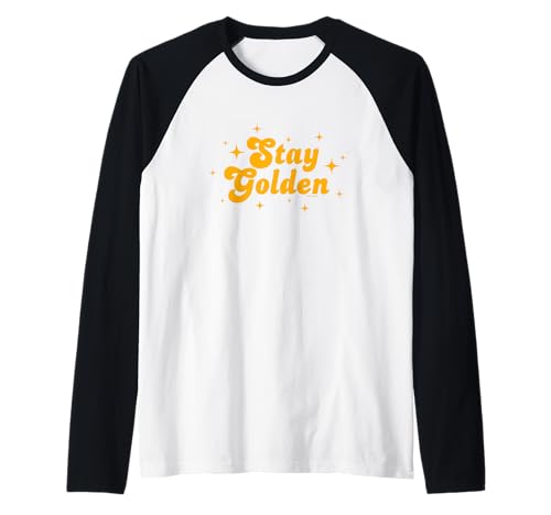 The Golden Girls Stay Golden Retro Sparkling Logo Raglan von The Golden Girls