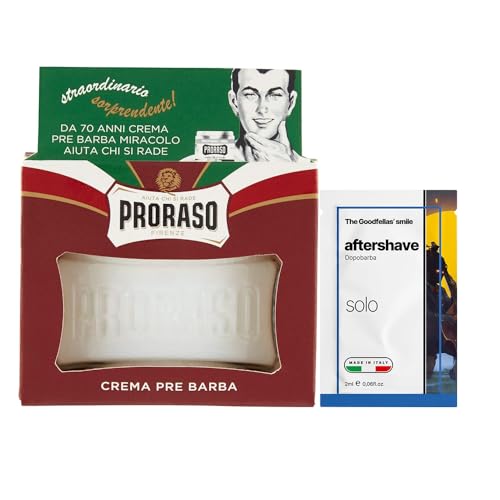 The Goodfellas' smile Proraso Set Prebarba Creme, mehrfarbig + The Goodfellas' smile Aftershave Solo von The Goodfellas' smile