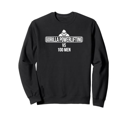 Gorilla Powerlifting gegen 100 Männer Sweatshirt Gorilla Powerlifting gegen 100 Männer Sweatshirt von The Gorilla Powerlifting Collection