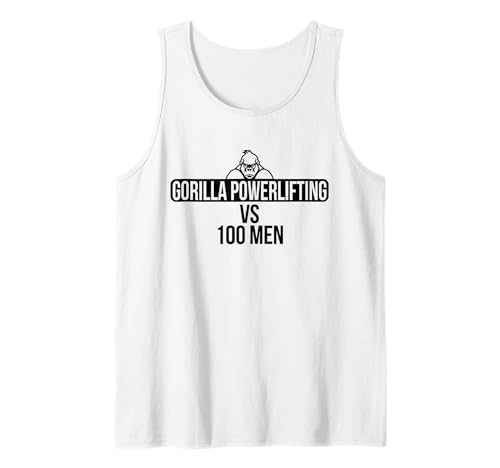 Gorilla Powerlifting gegen 100 Männer Tank Top Gorilla Powerlifting gegen 100 Männer Tank Top von The Gorilla Powerlifting Collection