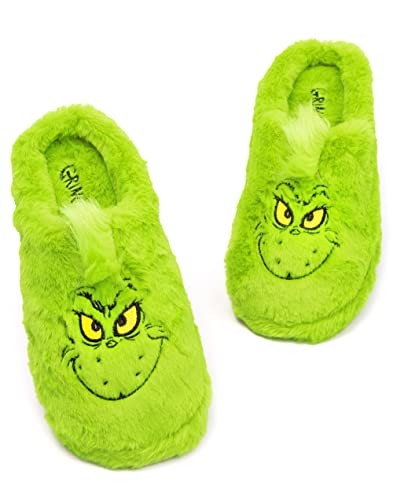 Die Grinch-Hausschuhe Erwachsene Männer Frauen Weihnachtsfilm-Pelzschuhe 38-39 EU von The Grinch