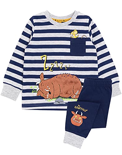 The Gruffalo Pyjamas Baby Kinder Buchen Fluffy T-Shirt & Bottoms PJS 4-5 Jahre, Blau von The Gruffalo