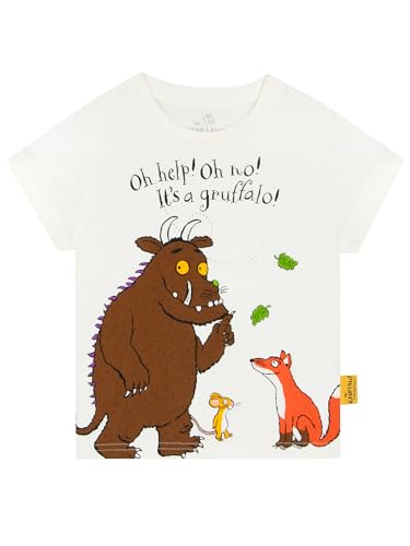 Grüffelo T-Shirt | T-Shirts Für Jungen | Sommer Tshirt Kinder | Gruffalo Merchandise | Weiß 116 von The Gruffalo