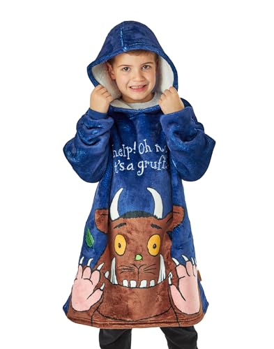 Gruffalo Jungen Blau Decke Hoodie | Machen Sie Sich auf magische Abenteuer mit dem Gruffalo | Perfekt zum Spielen, Entspannen und gemütlichen Tagen | Mit Kapuze für zusätzliche Wärme Gruffalo Jungen Blau Decke Hoodie | Machen Sie Sich auf magische Abenteuer mit dem Gruffalo | Perfekt zum Spielen, Entspannen und gemütlichen Tagen | Mit Kapuze für zusätzliche Wärme von The Gruffalo