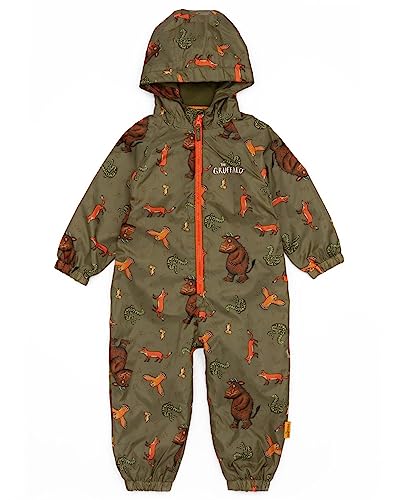 The Gruffalo Pfützenanzug Kinder Kleinkinder | Mädchen Jungen Eule Schlange Fuchs Maus Charaktere Alles in einem Wasserdichter Regenmantel | Braune Langarm-Play-Wanderjacke The Gruffalo Pfützenanzug Kinder Kleinkinder | Mädchen Jungen Eule Schlange Fuchs Maus Charaktere Alles in einem Wasserdichter Regenmantel | Braune Langarm-Play-Wanderjacke von The Gruffalo