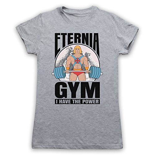 He-Man Eternia Gym I Have The Power Damen T-Shirt, Grau, Small von The Guns Of Brixton