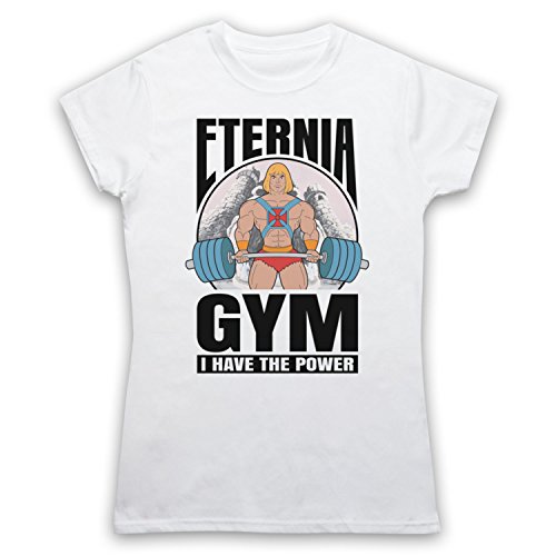 He-Man Eternia Gym I Have The Power Damen T-Shirt, Weis, Small von The Guns Of Brixton