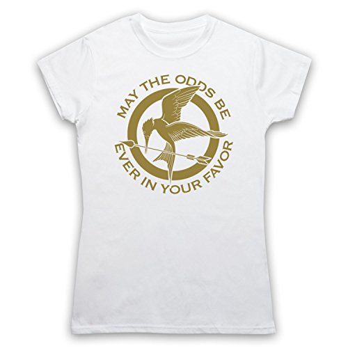 Hunger Games Odds Ever In Your Favor Damen T-Shirt, Weis, Small von The Guns Of Brixton