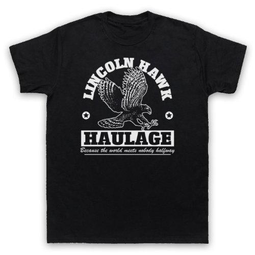 Over The Top Lincoln Hawk Haulage Sylvester Stallone Herren T-Shirt, Schwarz, Large von The Guns Of Brixton