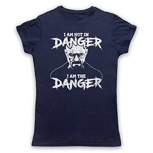 The Guns Of Brixton Breaking Bad I Am Not In Danger I Am The Danger Damen T-Shirt, Ultramarinblau, Small von The Guns Of Brixton