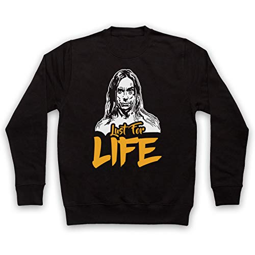 The Guns Of Brixton Iggy Pop Lust for Life Erwachsenen Sweatshirt, Schwarz, 2XL von The Guns Of Brixton