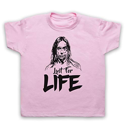 The Guns Of Brixton Iggy Pop Lust for Life Kinder T-Shirt, Hellrosa, 5-6 Jahren von The Guns Of Brixton