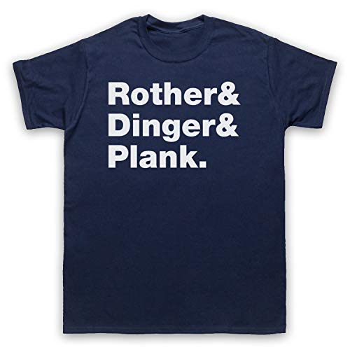 The Guns Of Brixton Neu! Krautrock Band Members Names Lineup Herren T-Shirt, Ultramarinblau, Large von The Guns Of Brixton