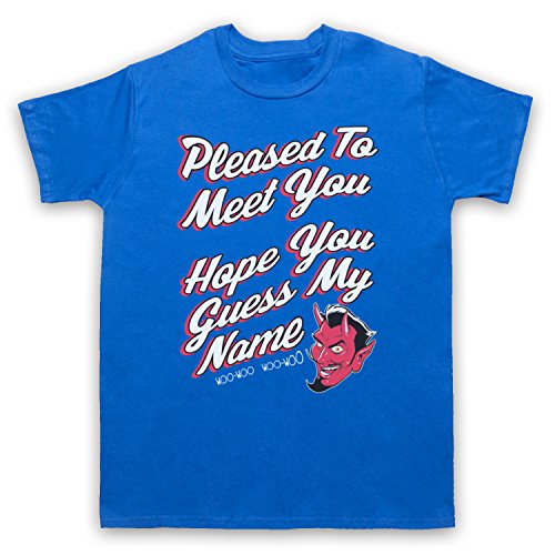 The Guns Of Brixton The Stones Sympathy for The Devil Rolling Herren T-Shirt, Blau, Medium von The Guns Of Brixton