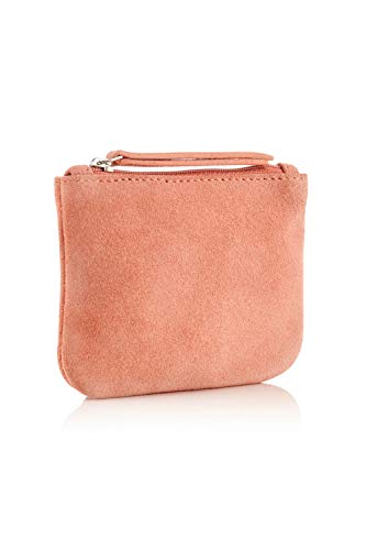 The Handbag Edit Coin Purse, Damen Münzbörse, Pink (Coral), 1x12x9 cm (W x H L) von The Handbag Edit