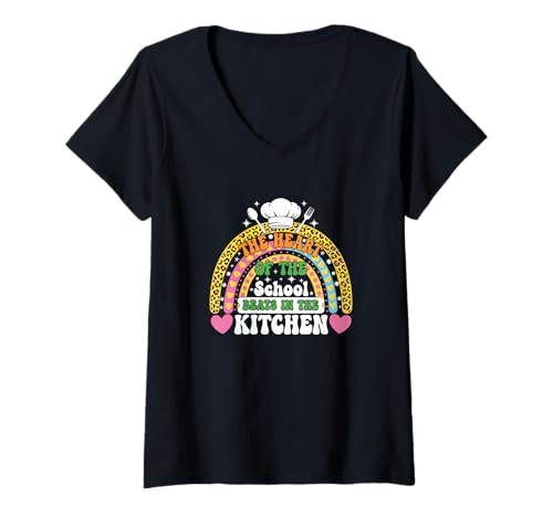Damen The Heart of The School Beats In The Kitchen T-Shirt mit V-Ausschnitt Damen The Heart of The School Beats In The Kitchen T-Shirt mit V-Ausschnitt von The Heart Of The School ... Funny Saying