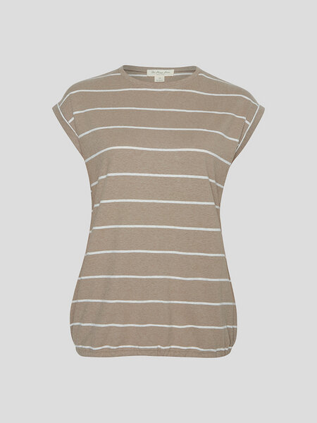 The Hemp Line T-Shirt mit Bündchen aus Hanf und Bio Baumwolle (22108) von The Hemp Line