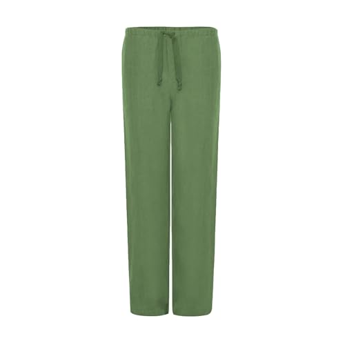 The Hemp Line Unisex 100% Hanf Freizeit-/ Yogahose, Farbe: Grün, Größe: S von The Hemp Line