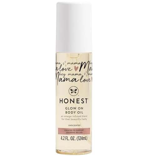 Honest Mom Care Glow On Body Oil – Unscented For Women 4.2 oz Body Oil Honest Mom Care Glow On Body Oil – Unscented For Women 4.2 oz Body Oil von The Honest Company