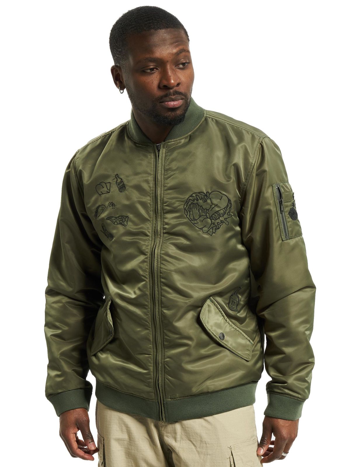 The Hundreds Waves Bomberjacke Grün von The Hundreds