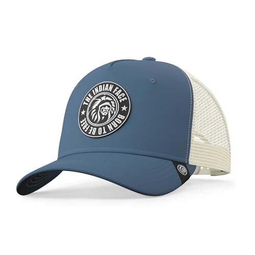 The Indian Face Unisex Born to Be Free Baseball Kappe, Bleu, One Size von The Indian Face
