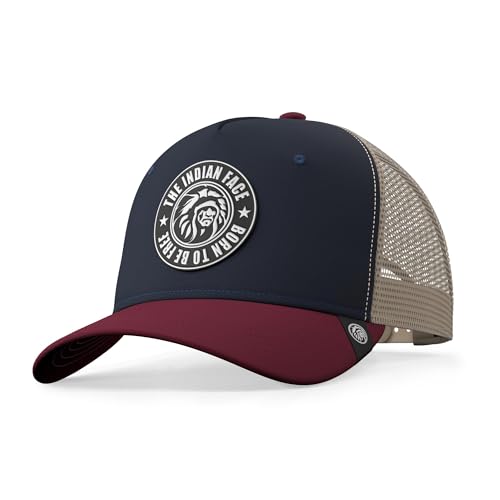 The Indian Face Unisex Born to Be Free Baseball Kappe, Bleu, One Size von The Indian Face