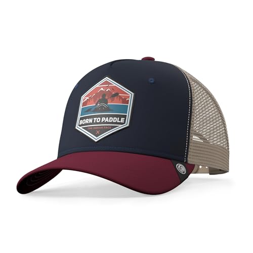 The Indian Face Unisex Born to Paddle Baseball Kappe, Bleu, One Size von The Indian Face