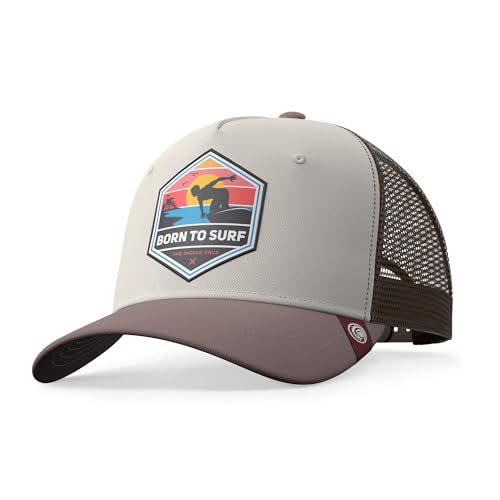 The Indian Face Unisex Born to Surf Baseball Kappe, Marron, One Size von The Indian Face
