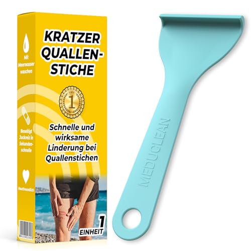 Meduclean Quallen-Bisserlinderung, Gerät zum Entfernen von Nesselfäden, schnell und natürlich, ohne Chemikalien, sicher für Kinder und Erwachsene, ideal für Strand und Wasseraktivitäten (1) von The Inventions Emporium