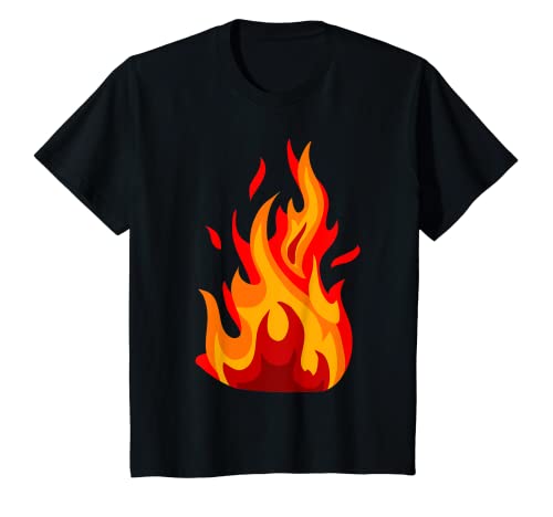 Kinder Hot Flames of Fire für Jungen und Mädchen Rot Orange Gelb T-Shirt Kinder Hot Flames of Fire für Jungen und Mädchen Rot Orange Gelb T-Shirt von The Kids in Yellow